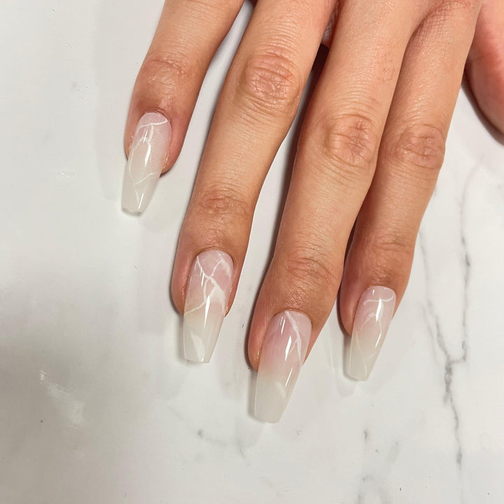 Marblelous Press Ons False Nails Twinkled T 