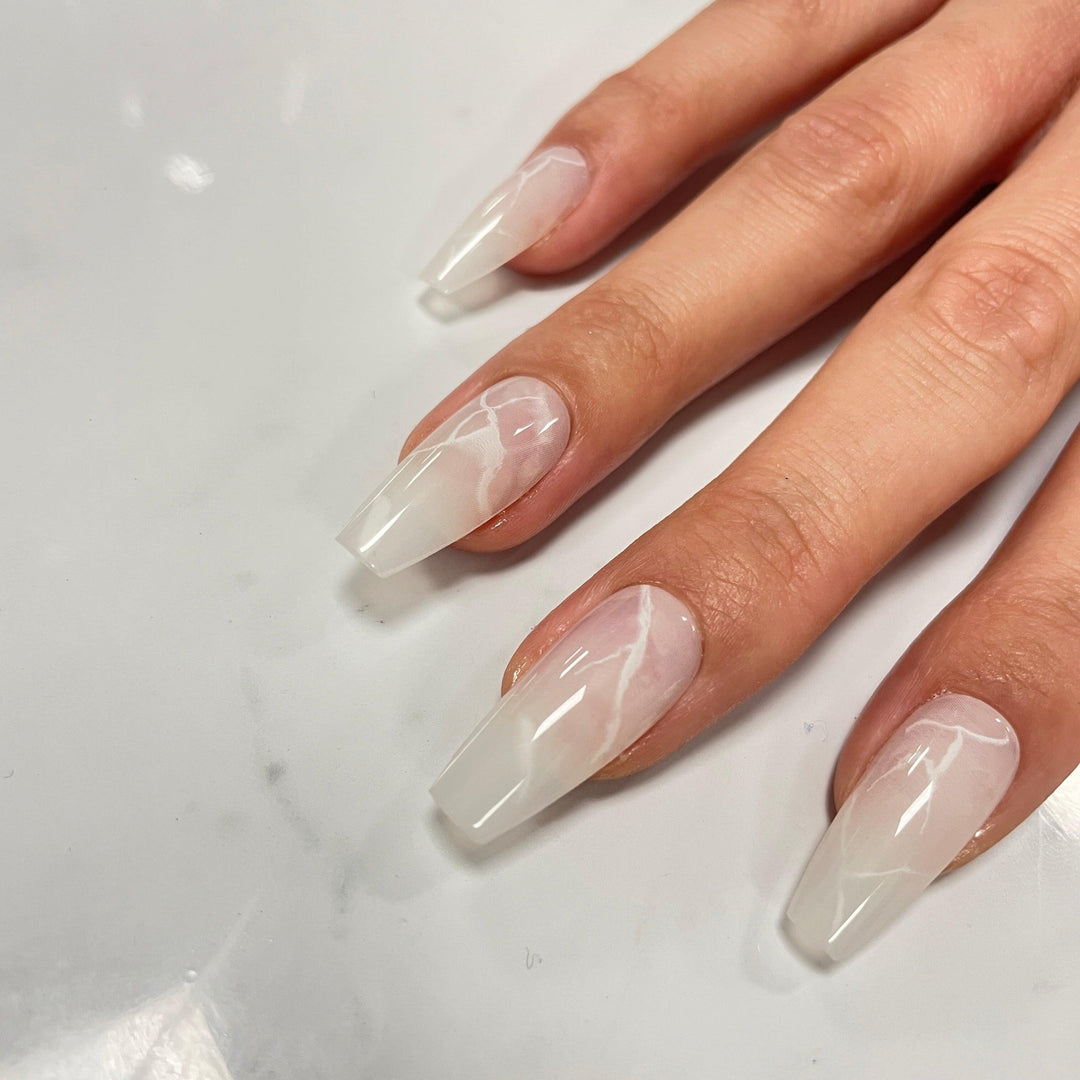 Marblelous Press Ons False Nails Twinkled T 