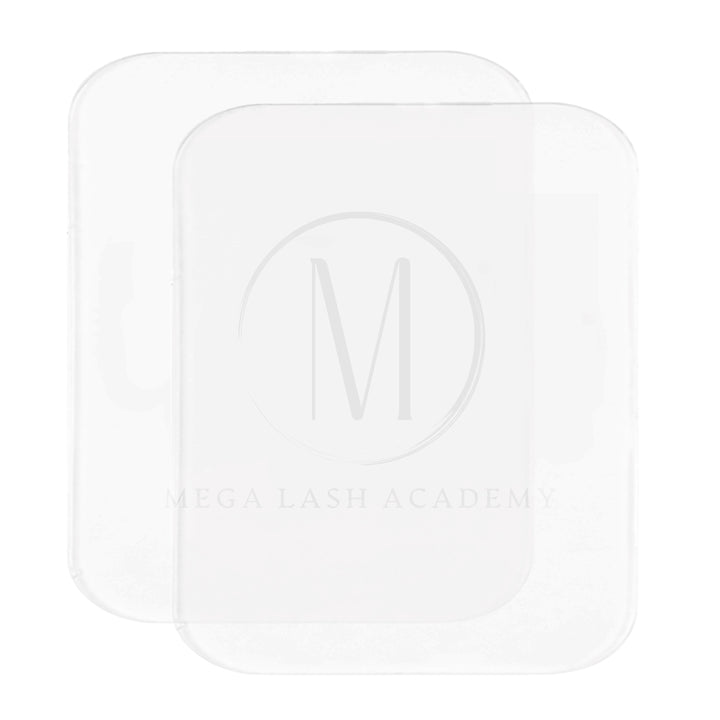Mega Reusable Silicone Lash Pad Accessories Mega Lash Academy 3.7 x 4.7 in 2-pack 