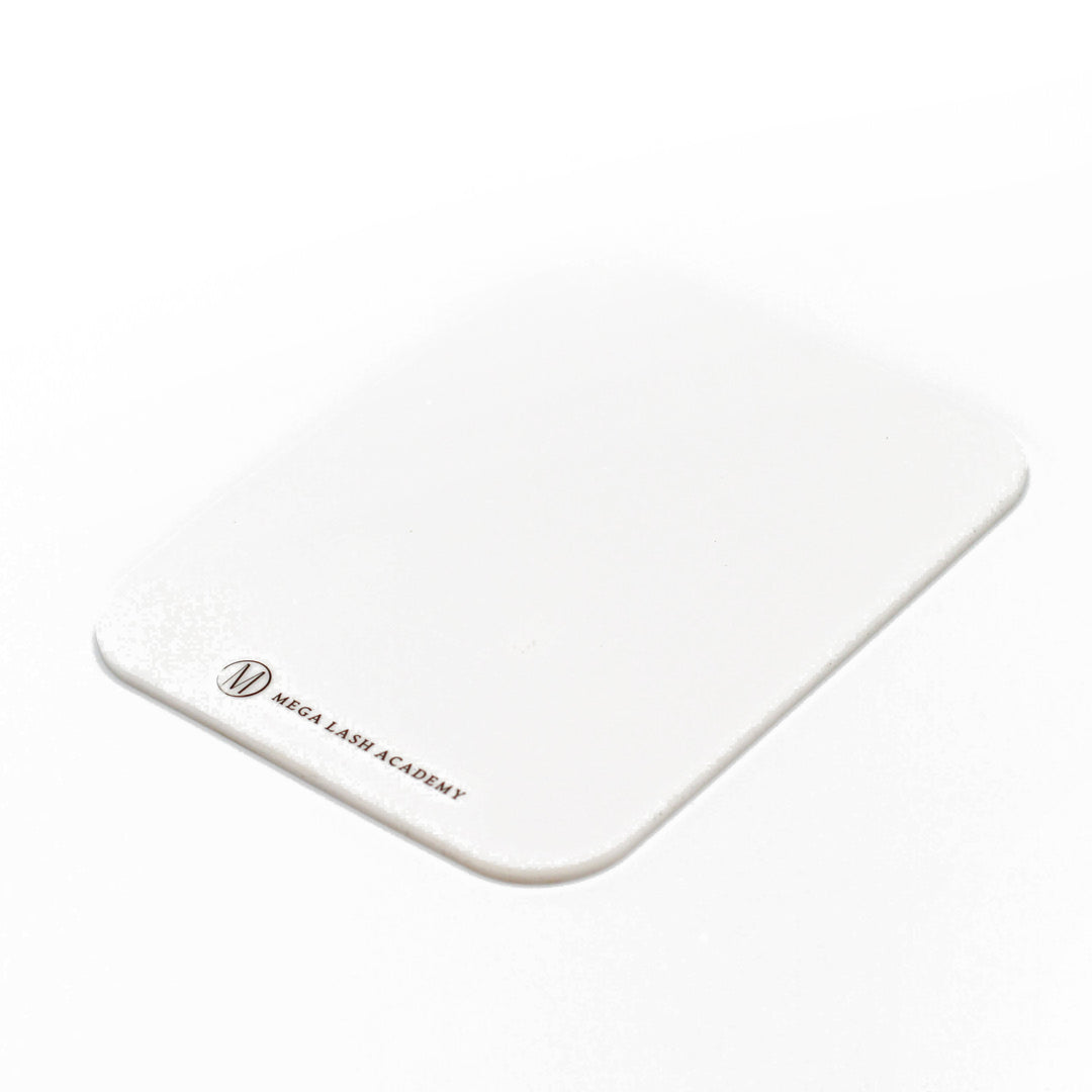 Mega Reusable XL Silicone Lash Pad Accessories Mega Lash Academy White 