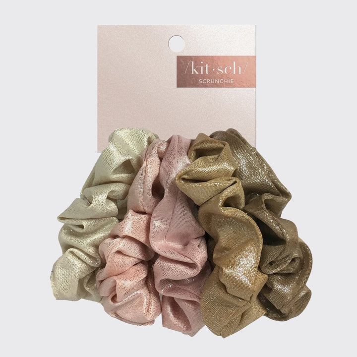 Metallic Scrunchies - Blush Scrunchies KITSCH 