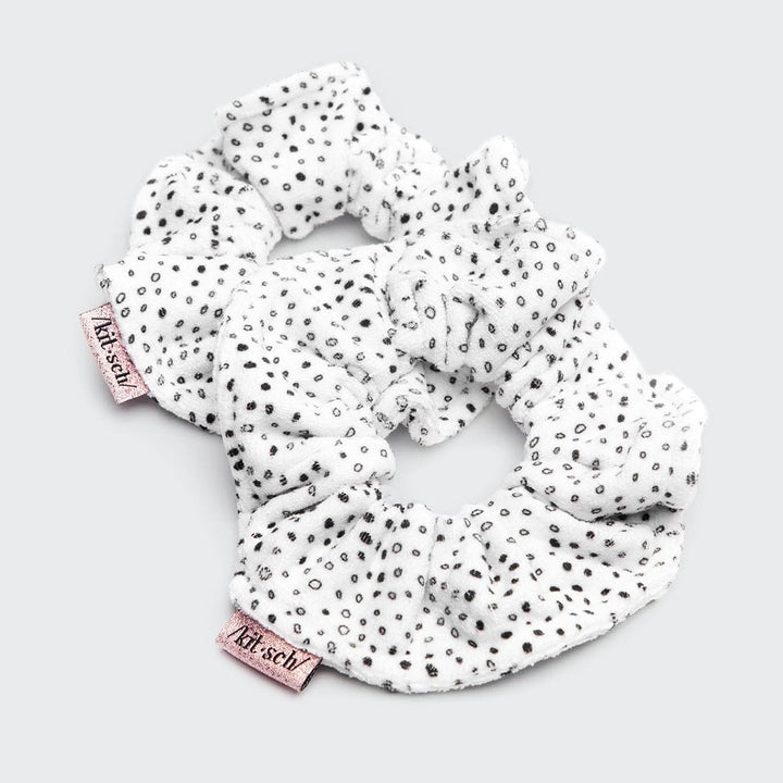 Microfiber Quick-Dry Towel Scrunchies 2pc - Micro Dot Towel Scrunchies KITSCH 