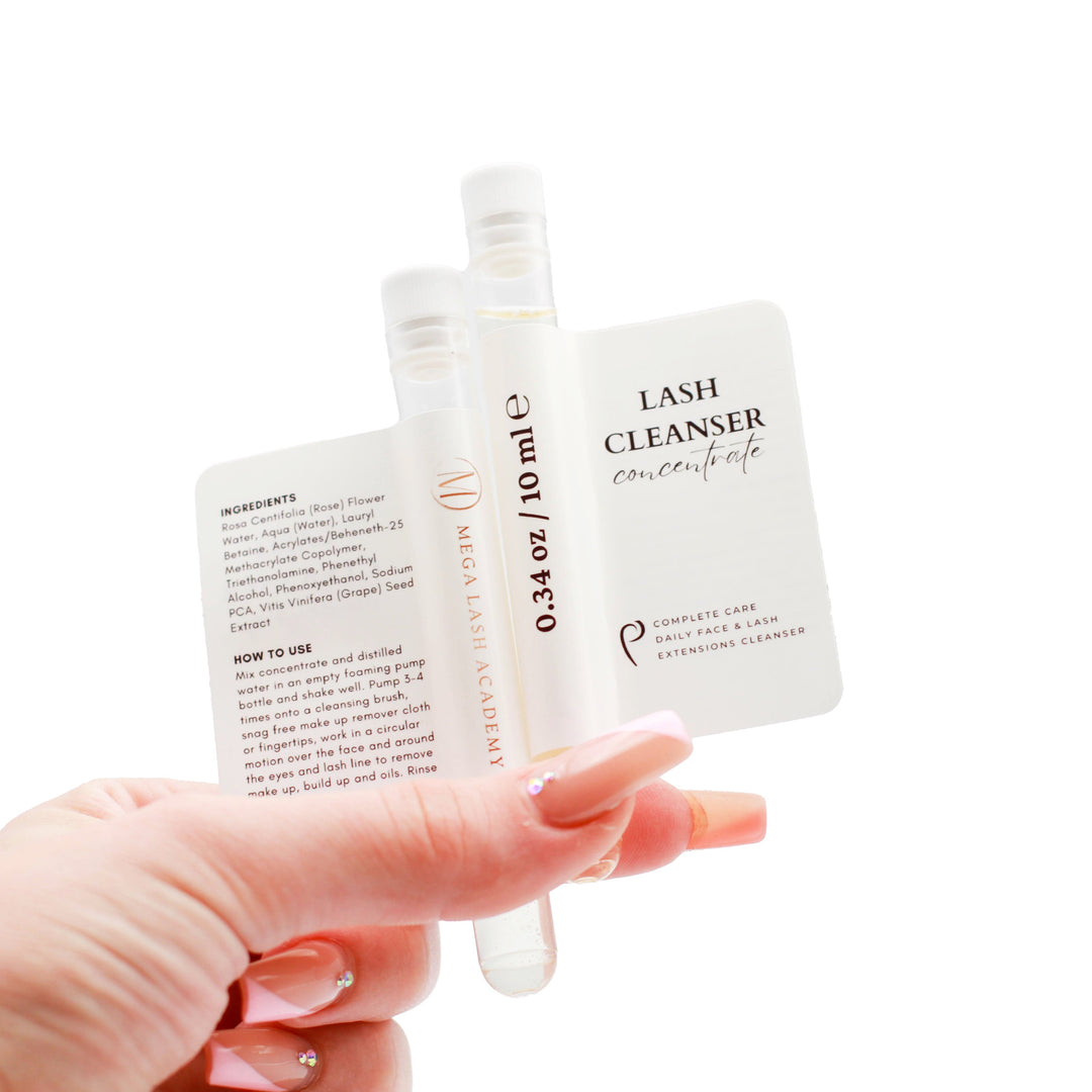 Mini Lash Cleanser Concentrate Tube - 0.3 oz Facial Cleansers Mega Lash Academy 