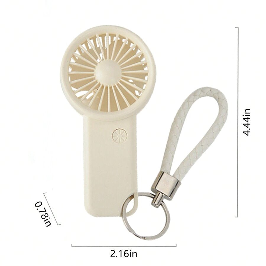 handheld fan rechargeable lash fan in white