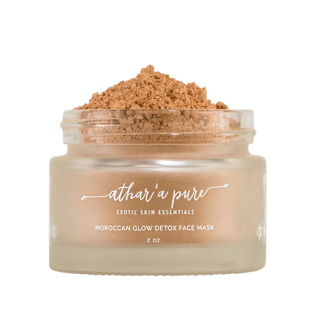 Moroccan Glow Detoxifying Face Mask (Vegan, 100% Natural) Face Athar'a Pure 