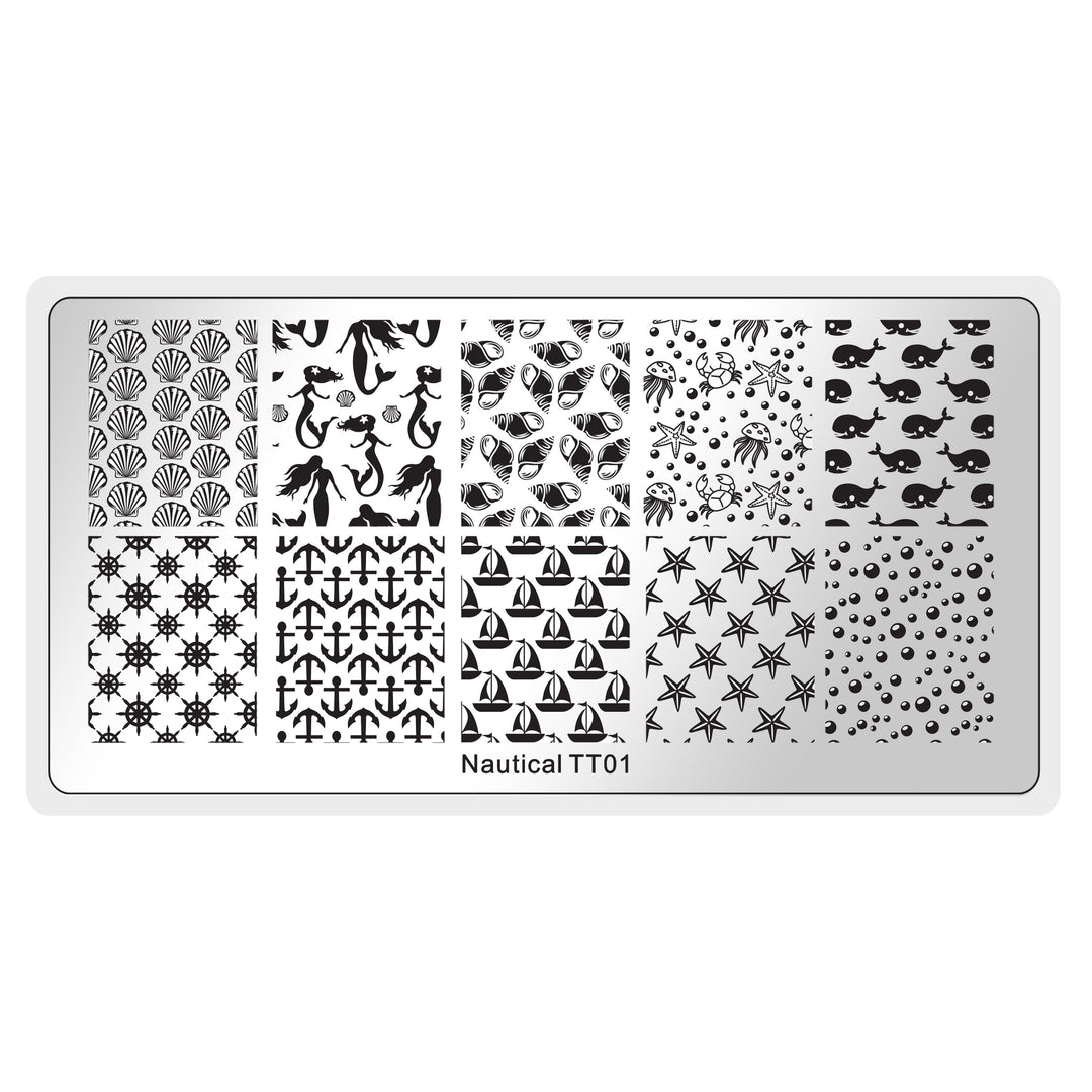 Nautical Stamping Plate STAMPING Twinkled T 