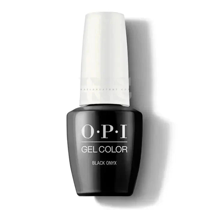 OPI Gel Color Black Onyx T02B 0.25 oz Gel Polish iNAIL SUPPLY 