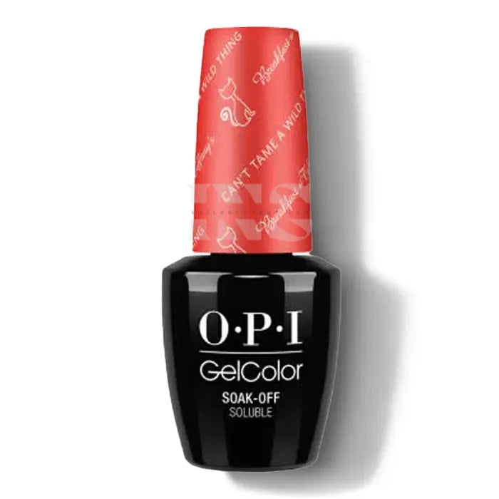 OPI Gel Color - Breakfast at Tiffany's Holiday 2016 - Can't Tame A Wild Thing GC H15 (D)