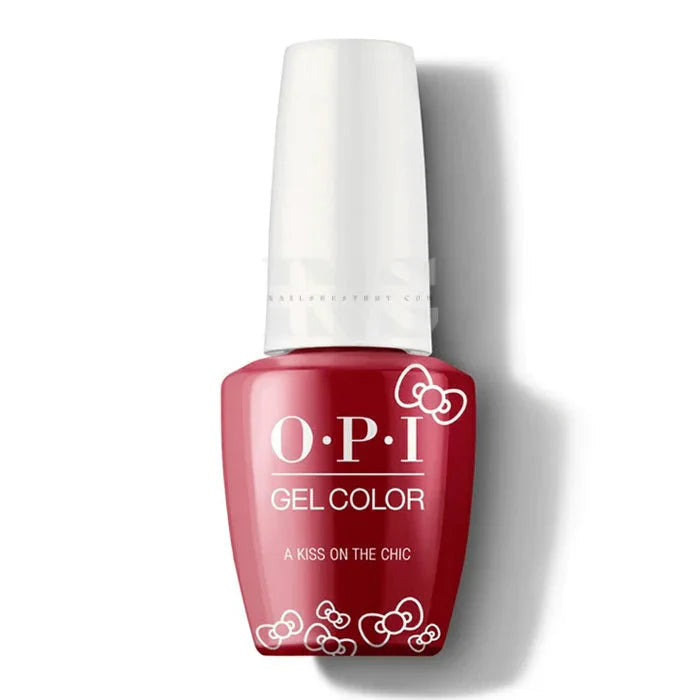 OPI Gel Color - Hello Kitty Holiday 2019 - A Kiss on the Chic GC HPL05 (D) Gel Polish iNAIL SUPPLY 