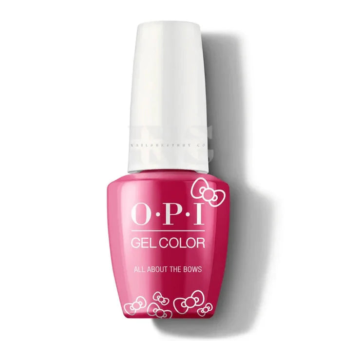 OPI Gel Color - Hello Kitty Holiday 2019 - All About the Bows GC HPL04 (D) Gel Polish iNAIL SUPPLY 
