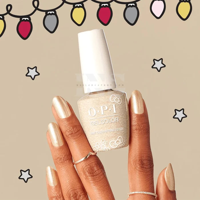 OPI Gel Color - Hello Kitty Holiday 2019 - Many Celebrations to Go! GC HPL10 (D) Gel Polish iNAIL SUPPLY 