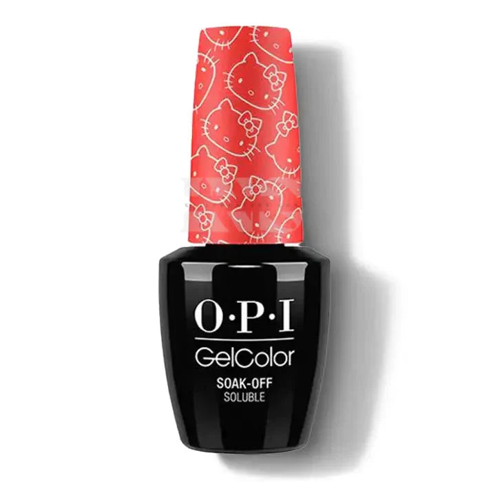 OPI Gel Color - Hello Kitty Spring 2016 - 5 Apples Tall GC H89 (D) Gel Polish iNAIL SUPPLY 