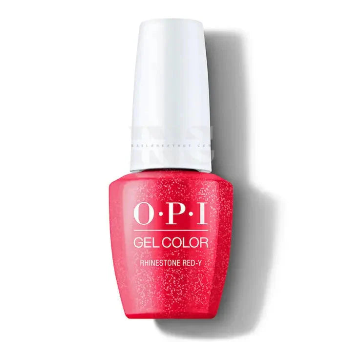 OPI Gel Color - Jewel Be Bold Holiday 2022 - Rhinestone Red-y GC HPP05 Gel Polish iNAIL SUPPLY 
