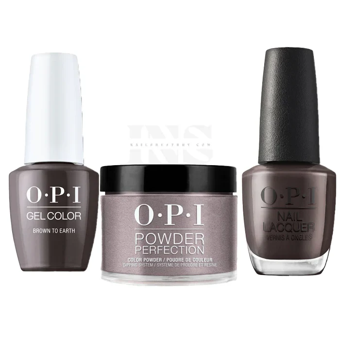 OPI Trio - Brown to Earth F004 Trio iNAIL SUPPLY 