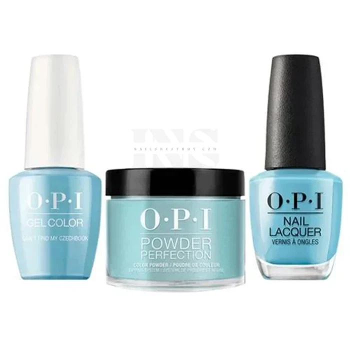 OPI Trio - Can't Find My Czechbook E75 Trio iNAIL SUPPLY 