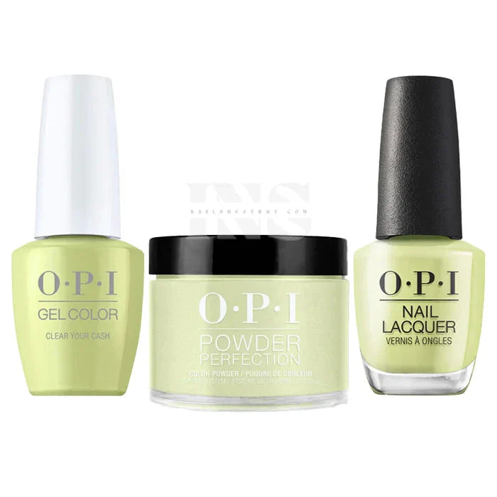 OPI Trio - Clear Your Cash S005 Trio iNAIL SUPPLY 