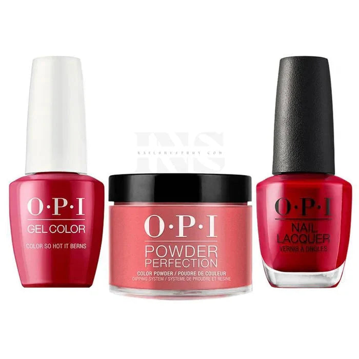 OPI Trio - Color So Hot It Berns Z13