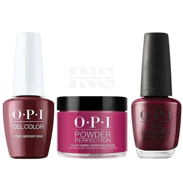 OPI Trio - Complimentary Wine DP MI12