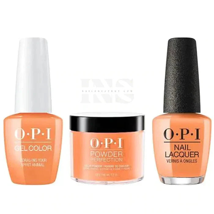 OPI Trio - Coral-ing Your Spirit Animal M88