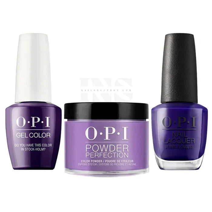 OPI Trio - Do You Have This Color in Stock-holm? N47 Nail Trio iNAIL SUPPLY 