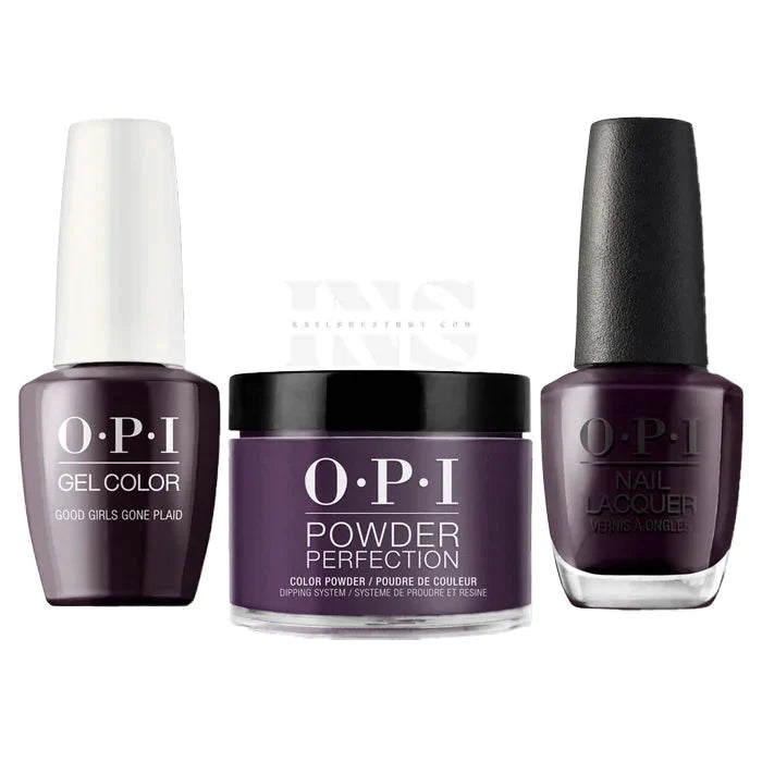 OPI Trio - Good Girls Gone Plaid U16