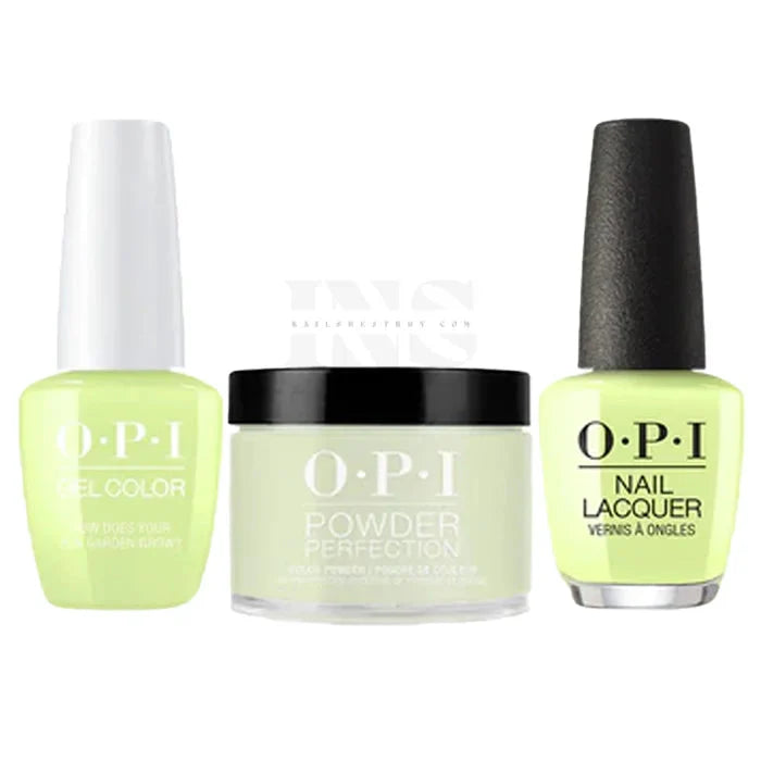 OPI Trio - How does Your Zen Garden Grow? T86