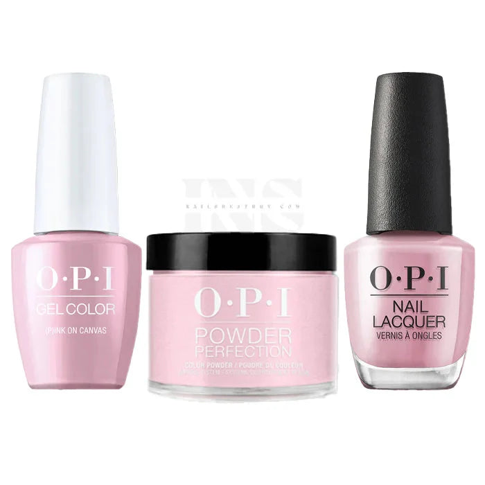 OPI Trio - (P)ink on Canvas DP LA03