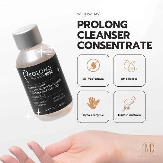 Prolong Lash Cleanser Concentrate Facial Cleansers Mega Lash Academy 