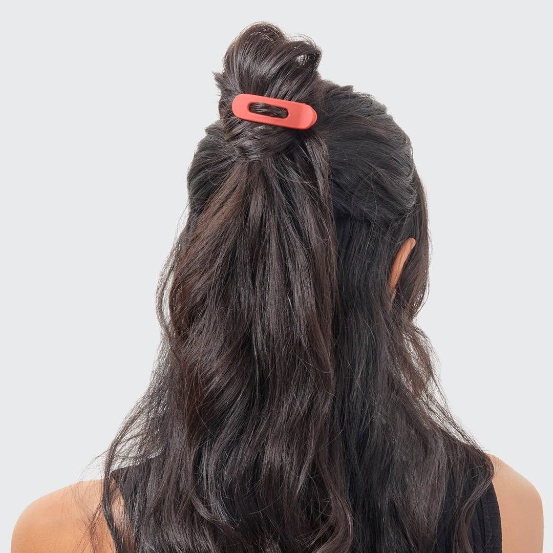 Reds Matte Flat Lay Claw Clip 3pc Hair Clips KITSCH 