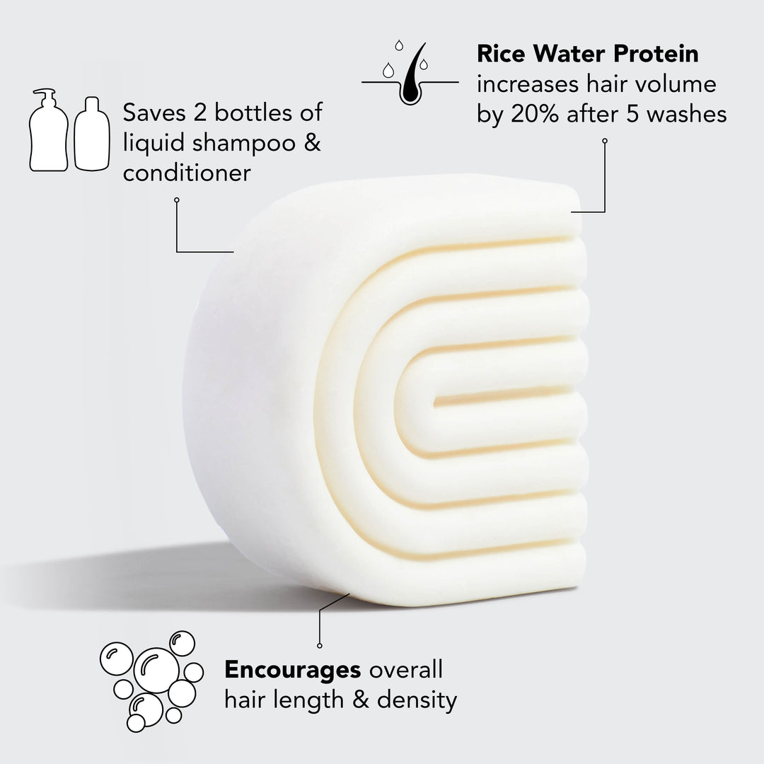 Rice Water Conditioner Bar for Hair Growth Conditioner KITSCH 
