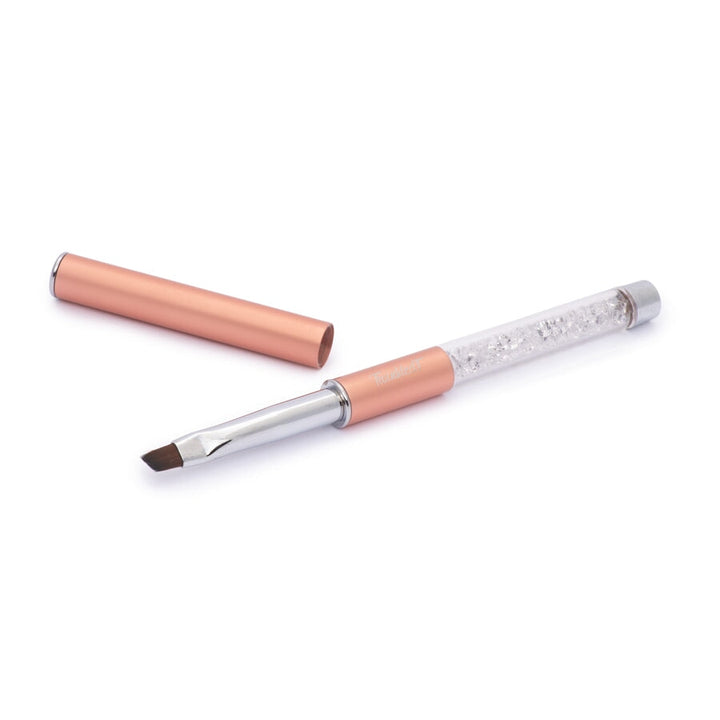 Rose Gold Vegan Clean Up Brush W Cap Nail Tools Twinkled T 