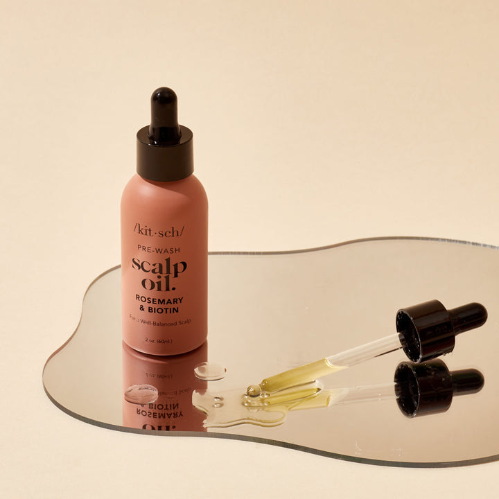 Rosemary Scalp & Hair Strengthening Oil With Biotin Scalp Oil KITSCH 