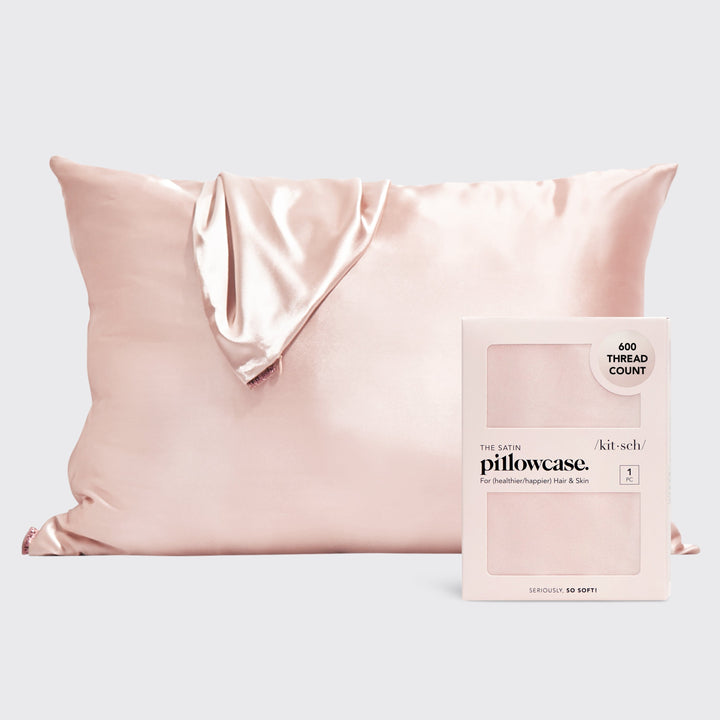 Satin Pillowcase - Blush Pillowcases KITSCH 