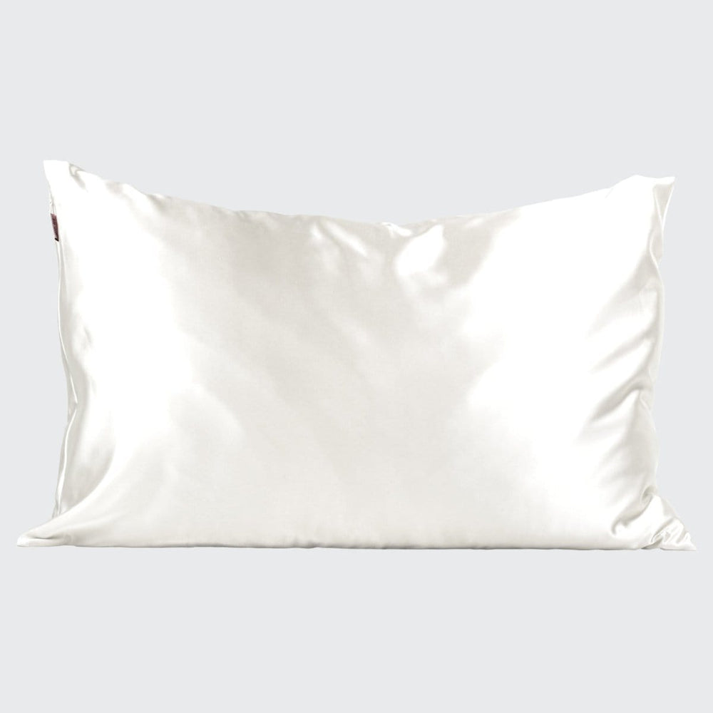 Satin Pillowcase in Ivory Pillowcases KITSCH 