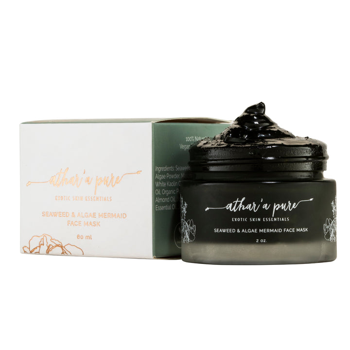 Seaweed & Algae Mermaid Face Mask (Vegan, 100% Natural) Face Athar'a Pure 