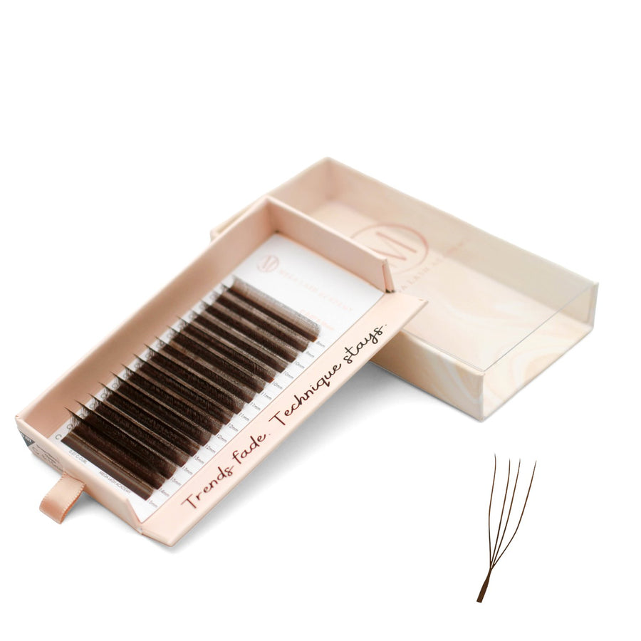 Skinny Clover Lash Tray - Brown Mega Lash Academy 