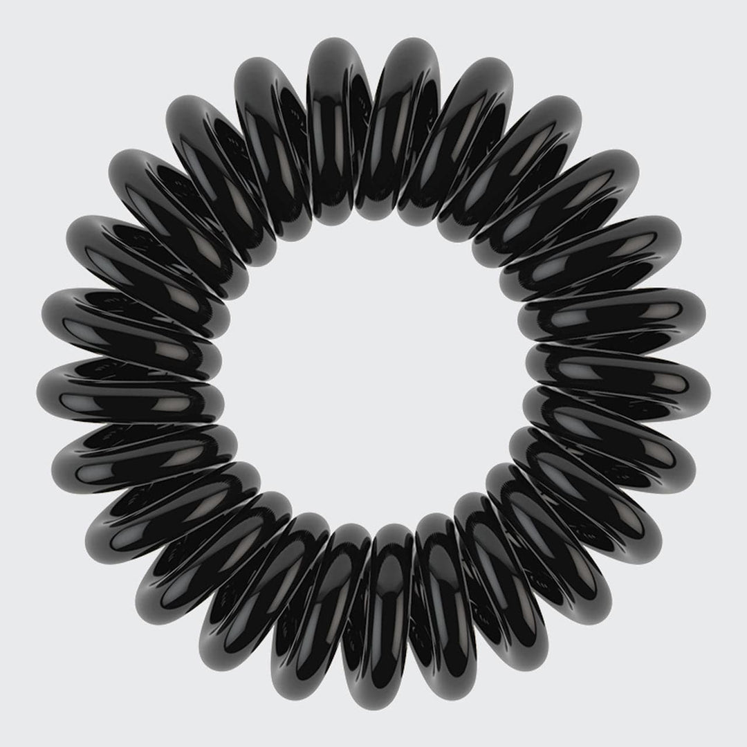 Spiral Hair Ties 8 Pc - Black Hair Ties KITSCH 