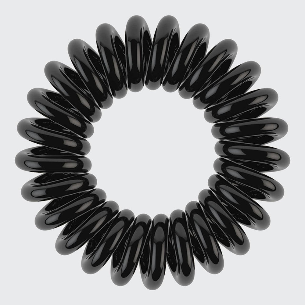 Spiral Hair Ties 8 Pc - Black Hair Ties KITSCH 