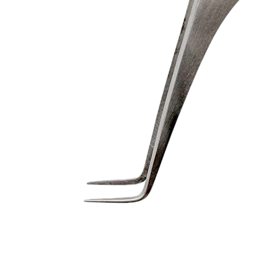 Sterling Silver - M3 - 90 Degree Volume Tweezers - Mega Lash Academy