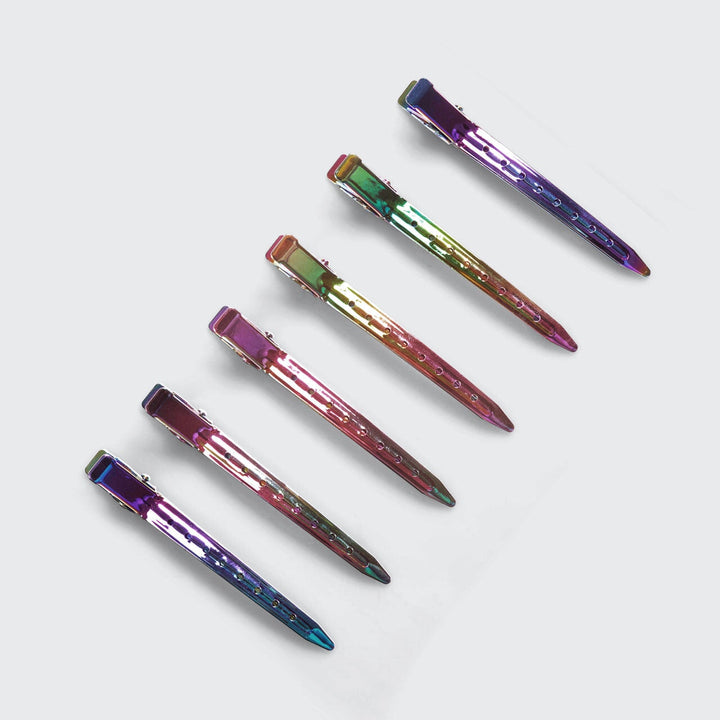 Styling Hair Clips 6pc (Iridescent) Hair Pin KITSCH 