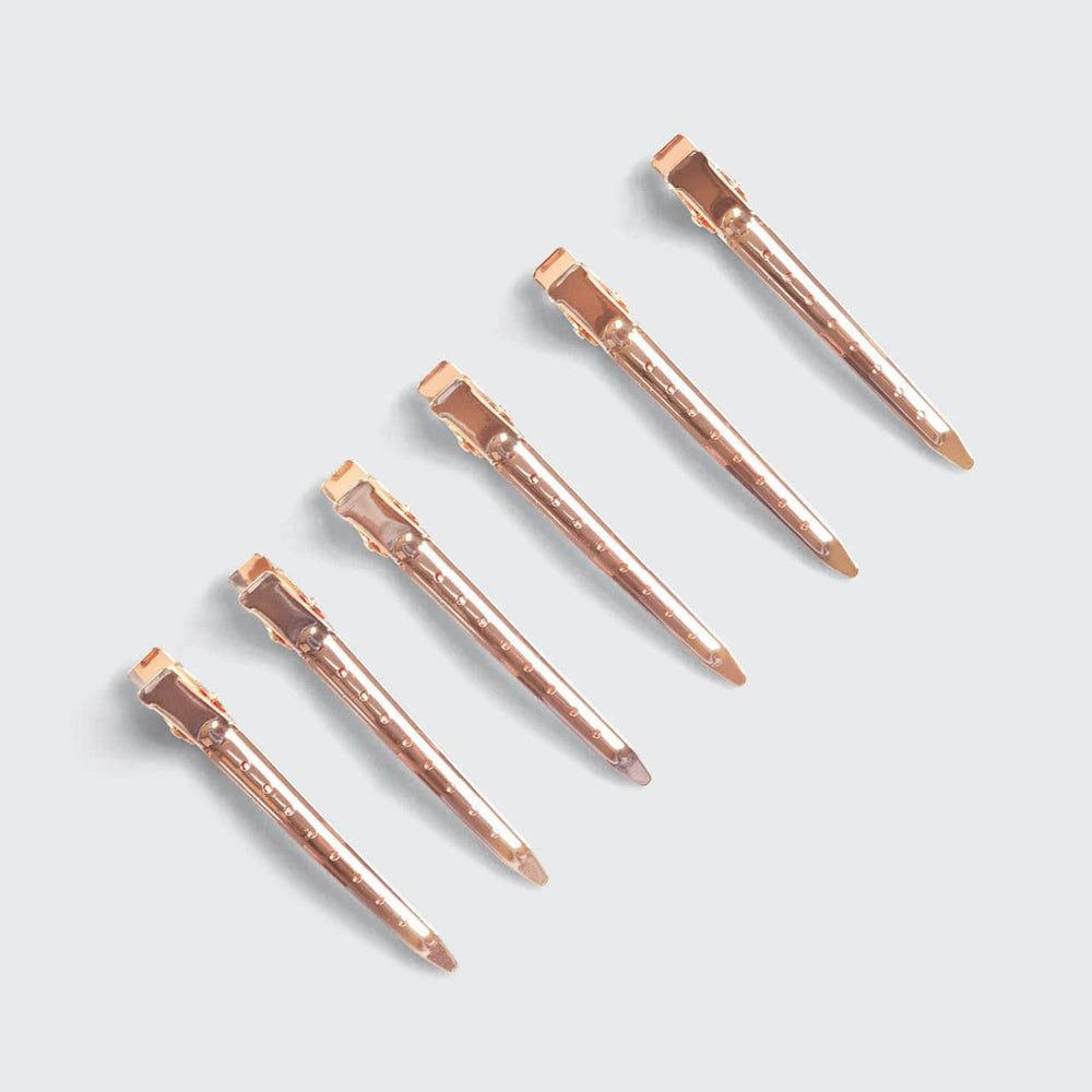 Styling Hair Clips 6pc (Rose Gold) Hair Pin KITSCH 