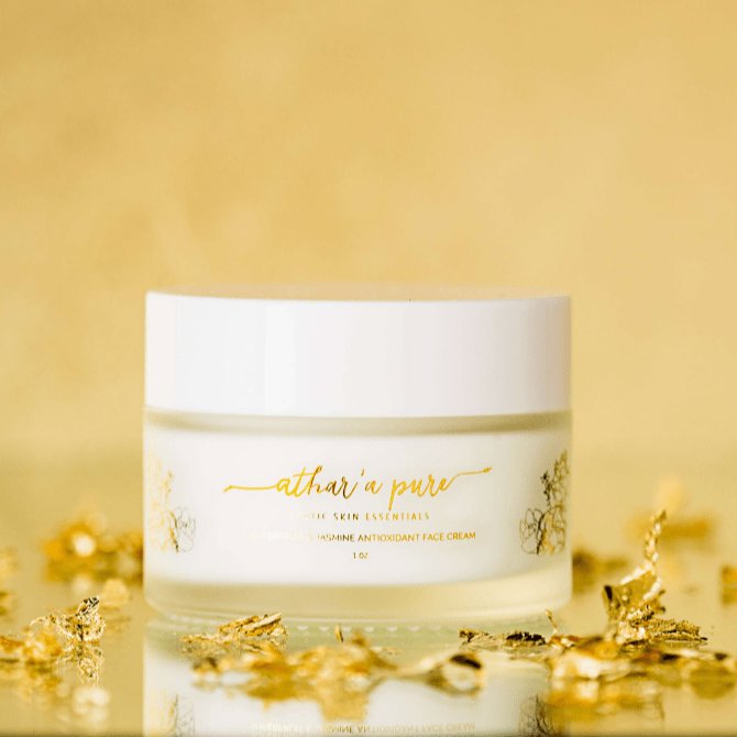 Superfruit & Jasmine Antioxidant Face Moisturizer (Organic, Vegan, 100% Natural) Face Athar'a Pure 
