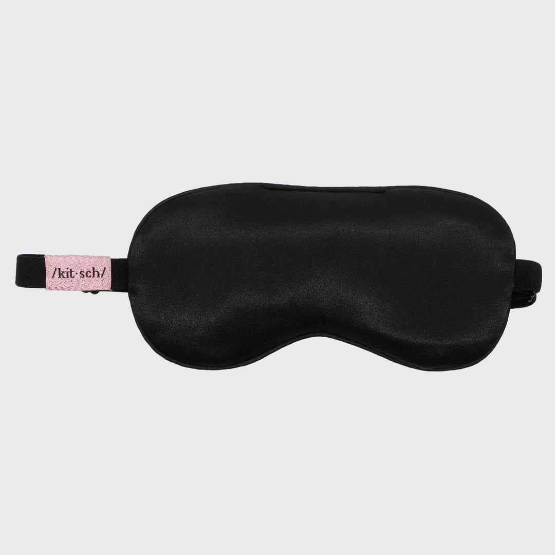 The Lavender Weighted Satin Eye Mask Eye Masks KITSCH 