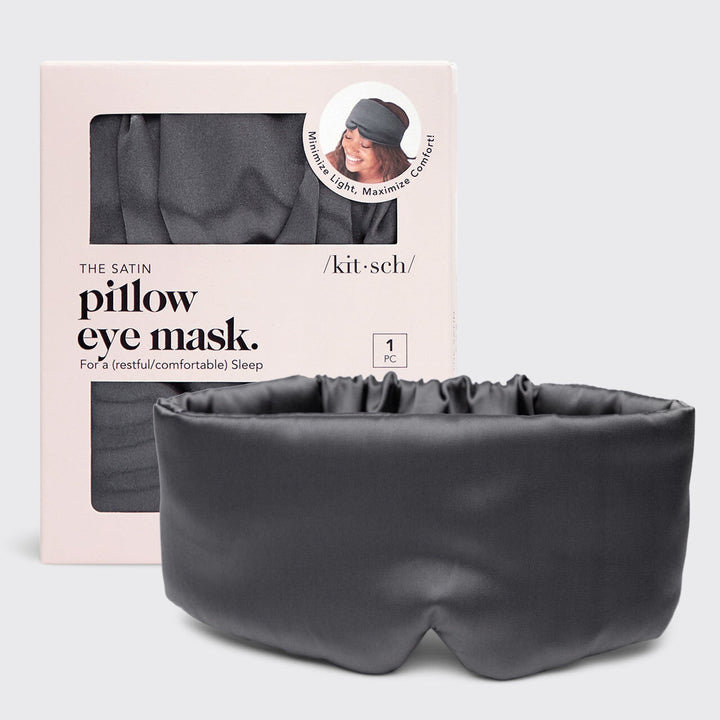 The Pillow Eye Mask - Charcoal Eye Masks KITSCH 