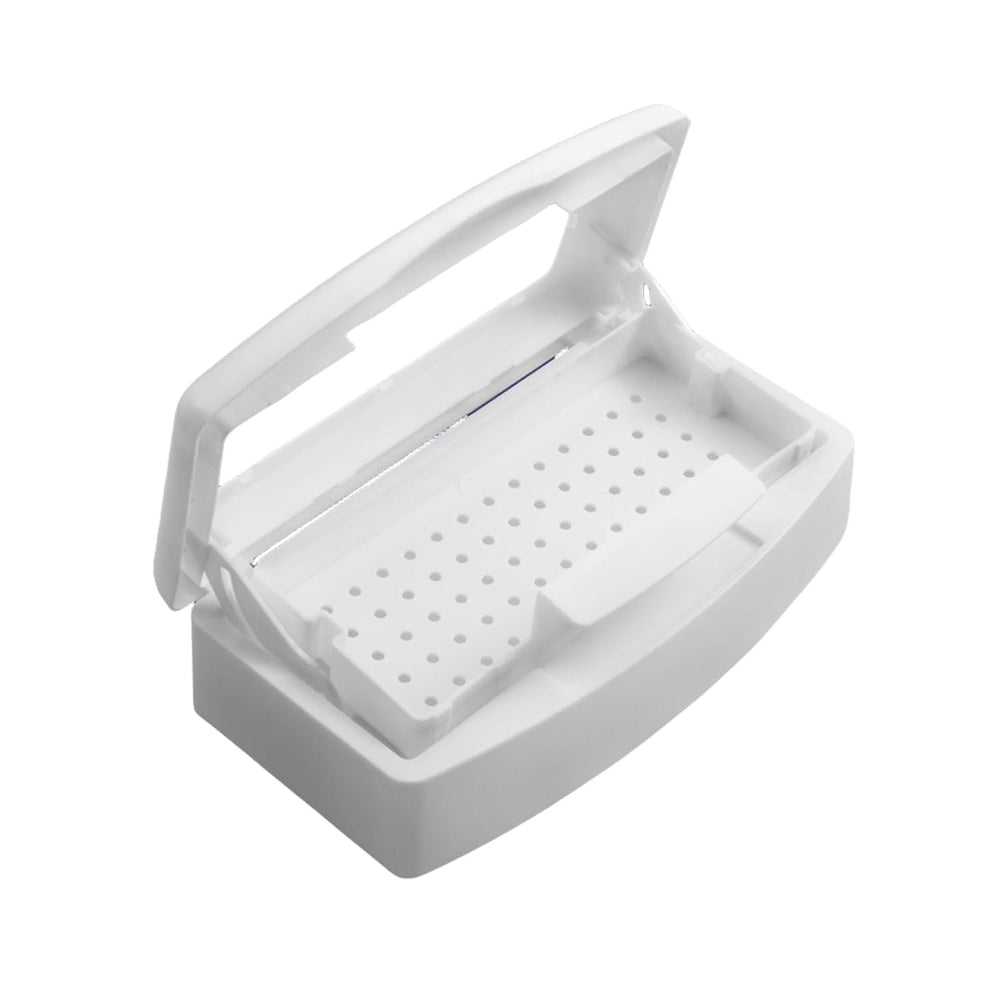 Tools Sterilizing Soaking Tray Sterilizer Box Mega Lash Academy White 