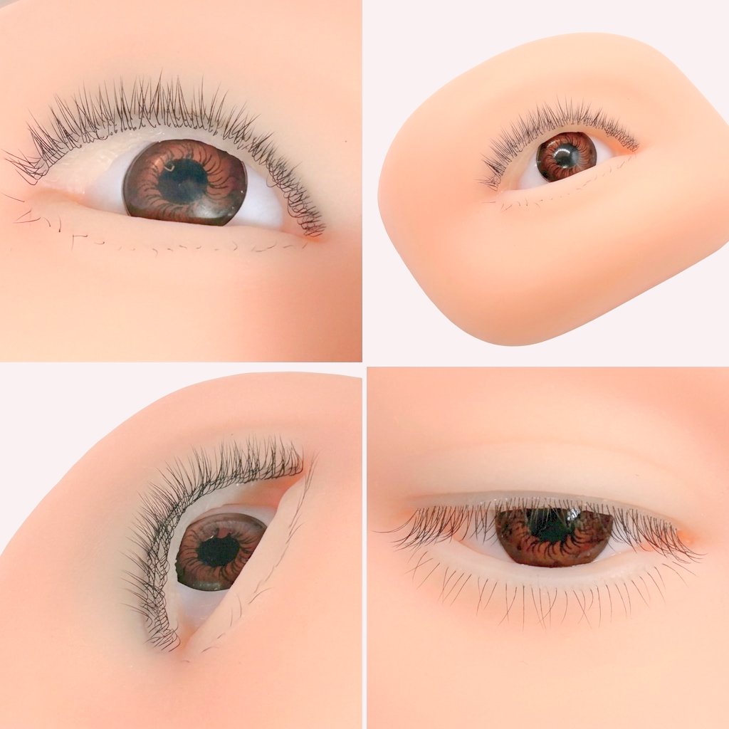 Triple Layer Lash Practice Eye Model - Set of 2