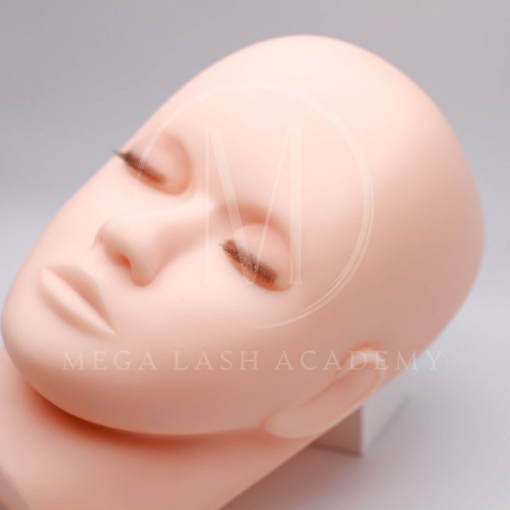 Ultra Realistic Lash Practice Eyelids Lash Extensions Practice Tray Mega Lash Academy 
