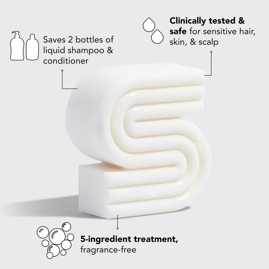Ultra Sensitive Shampoo & Body Wash Bar Fragrance Free Shampoo KITSCH 