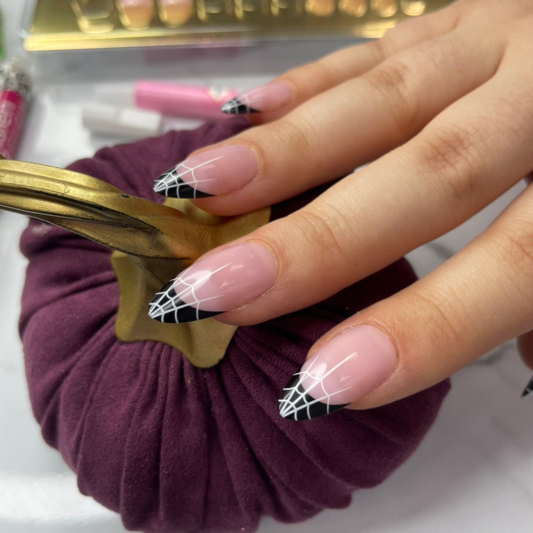 Web of Lies Press Ons False Nails Twinkled T 