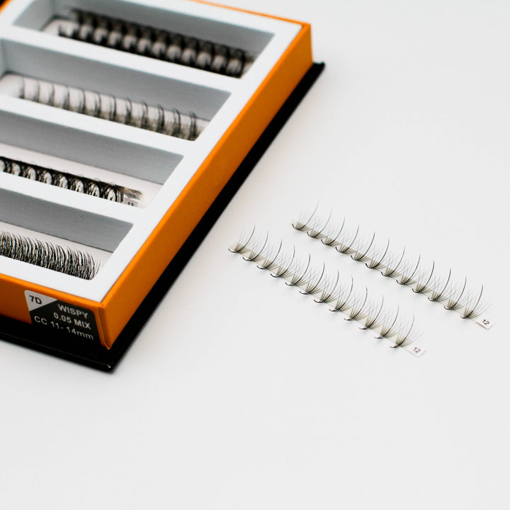 Wispy 7d premade volume fans rapid promade fans extensions